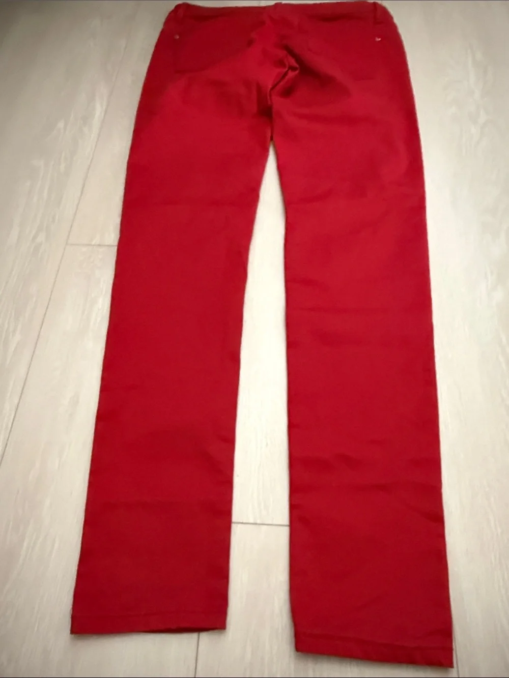 Celebrity Pink Vibrant Red Skinny Jeans